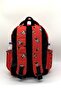 Red Character Pattern Orthopedic Girl's Primary School Bag with Foil Nutrition and Pen Holder - 8