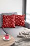 Red New Year New Year Christmas Christmas Throw Pillow Case Krl1295 - 3