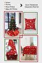 Red Christmas Pine Tree Cover 68X68Cm Ao07 - 2