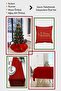 Red Christmas Pine Tree Bottom Cover 68cm Diameter Ao23 - 2