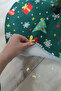 Green Christmas Pine Tree Cover 68X68Cm Ao09 - 4