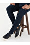 Navy Blue 100% Leather Casual Shoes 50278123 -Vr033 - 7