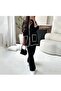 Shepherd's Stitched Premium Knitwear Black Set with Pocket Detail - 2