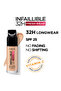 L'Oreal Paris, Infallible 24hr Freshwear Foundation 200 Golden Sand - 2