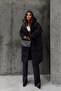 Women's Black Long Oversize Puffer Coat - 2
