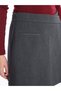 Two Mt Shop Quality Lcw Vision Gray Women's Zippered Waist Straight Shorts Skirt - 3