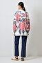 Flower Patterned Knit Sweater - 4