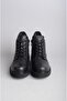 Seç 3701 Genuine Leather Women's Comfort Boots Black - 3