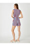 Shorts Overalls Shoulders Piping - 4