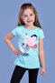 Girl's Rabbit Printed Sequin Embroidered T-Shirt