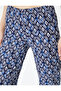 Ethnic Patterned Wide Leg Trousers Comfortable Fit - 5