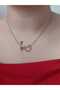 Heart Letter S Steel Necklace - 2