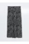 Patterned Women's Skirt with Elastic Waist - 5