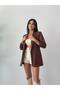 Nexeva Hayal Fashion Atlas Sleeve Drawstring Jacket - 2