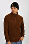 Regular Fit Men's Fleece – Zippered Collar, Non-Pilling, Winter