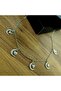 5-Piece Heart Moon Motif Necklace