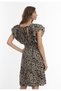 Midikleid cu Leoprint - 4