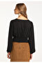 Cropped Bluse langarm - 4