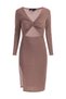 Abendkleid mit Glanzgarn - 3