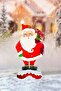 Santa Claus Standing Foil Balloon New Year Celebration Decor Ornament Balloon