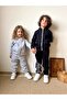 Unisex Kids Gray Melange Tracksuit Set - 5