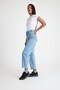 Cotton Front Stitched Trousers Light Blue - 4