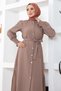 Mink 19233 - Slit Detailed Suit Set - 2