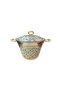 وعاء أرز ستارة نحاسي مطرز رقم: 3