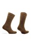 Apollo Brown Luxury Italian Alpaca Wool Soft Casual Comfort Winter Socks 1 Pair Pack - 2