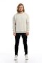 Men's 3 Thread Thick Karyoka Stitched Winter Loose Snow Melange Sweatshirt - 4