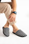 Men's House Slippers Winter Slippers Printed Knitted Knitwear Fabric Slippers - 2