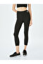 Slim Fit Slogan Printed Sports Leggings - 3