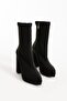 Women's Stretch Boots Black - 4