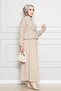 Beli Tunnel Skirt Suit-Beige - 3