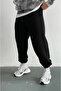 Black Oversize Jogger Sweatpants - Men's Casual Comfort Comfortable