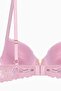 Anna Lace Bra Panty Set with Gold Accessories - Push up - 2568 - Powder - 3