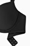 Viola Gathering Micro Bra - Unpadded - Premium Basic - Premium Basic - 2229 - Black - 2