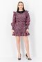 Women Petite Floral Print Mini Casual Dress, Multicolor - 3