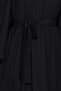 Robalı Sahra Tesettür Dress-Black - 4
