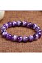 Amethyst Natural Stone Unisex Bracelet - 2