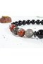 Love, Affection and Passion Bracelet for Women and Men, Gift Bracelet, Bloodstone, Onyx Natural Stone Bracelet - 4