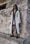 Muslin Kimono 100% Cotton Evil Eye Printed Patterned Bathrobe Kaftan Robe - 4