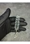 Transparent Glass Natural Stone Rosary - 3