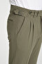 Pleated Men's Thick Italian Cut Double Leg Casual Pants - 4