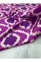 Purple Ikat Pattern Dressmaking Shirtmaking Tivil Satin Fabric Our Product Is Sold by Pieces 1 Piece Is 1 Meter - 2