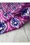 Pink Ikat Pattern Dressmaking Shirtmaking Tivil Satin Fabric Our Product Is Sold by Pieces 1 Piece Is 1 Meter - 2