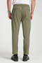 Men's Elastic Waist Thick Stamp Look Casual Pants - 3