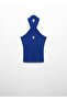 Halter Neck Knitwear Blouse - 3