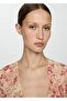 Asymmetrical Patterned Flower Dress - 5