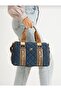 Polo Women's Gray 4-Compartment Adjustable Long Strap Hand and Shoulder Bag - 4